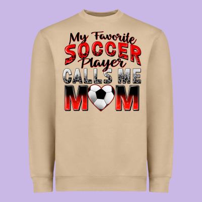 Heavyweight Sweatshirt my favorite soccer player calls me mom