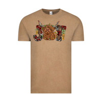 Vintage Coffee joy highland cow Vintage Tee - RanaPortraitStore