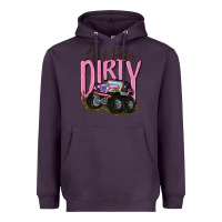 Plum let's play dirty Heavyweight Hoodie - MaliasSmallBusiness
