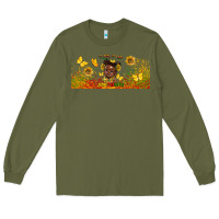 Army Green juneteenth little miss libbey glass Long Sleeve Tee - HRA Design Shop