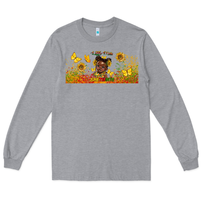 Juneteenth Little Miss Libbey Glass Long Sleeve Tee by HRA Design Shop | Teevron