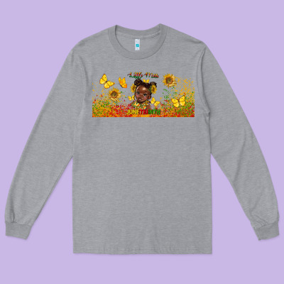Juneteenth Little Miss Libbey Glass Long Sleeve Tee Designed By Hra Design Shop