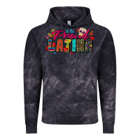 Cloud Black proud latina Vintage Hoodie - Zillion Design Studio