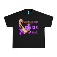 Black Pancreatic Cancer Warrior Urban Heavy Tee - texasbilliewilder