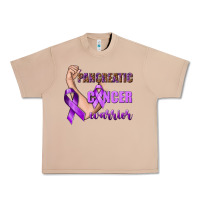 Burro Pancreatic Cancer Warrior Urban Heavy Tee - texasbilliewilder