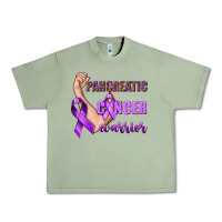 Oil Green Pancreatic Cancer Warrior Urban Heavy Tee - texasbilliewilder