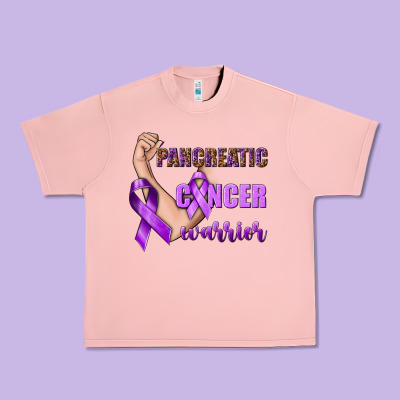 Pancreatic Cancer Warrior Urban Heavy Tee Designed By Texasbilliewilder