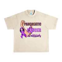 Sandshell Pancreatic Cancer Warrior Urban Heavy Tee - texasbilliewilder
