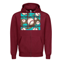 Burgundy baseball Zipper Hoodie - JahusDesignShop