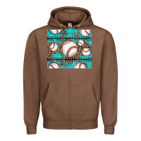 Chestnut baseball Zipper Hoodie - JahusDesignShop