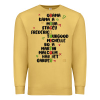 Antique Gold black history Premium Sweatshirt - MaliasSmallBusiness