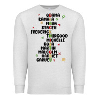 Oatmeal Heather black history Premium Sweatshirt - MaliasSmallBusiness