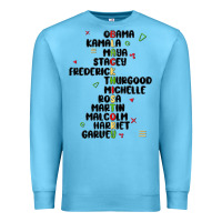 Ocean Blue black history Premium Sweatshirt - MaliasSmallBusiness