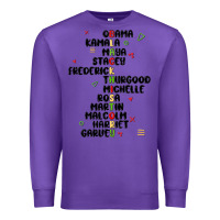 Purple black history Premium Sweatshirt - MaliasSmallBusiness