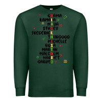 Sports Green black history Premium Sweatshirt - MaliasSmallBusiness