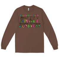 Chestnut minding my own small bussiness Long Sleeve Tee - CowhideDigitalArt