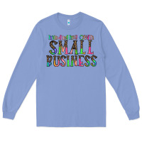 Colony Blue minding my own small bussiness Long Sleeve Tee - CowhideDigitalArt