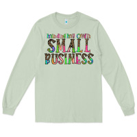 Matcha minding my own small bussiness Long Sleeve Tee - CowhideDigitalArt