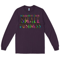 Plum minding my own small bussiness Long Sleeve Tee - CowhideDigitalArt