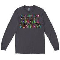 Smoke minding my own small bussiness Long Sleeve Tee - CowhideDigitalArt