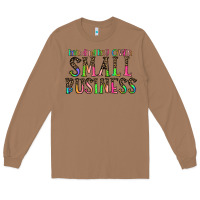 Toasted Coconut minding my own small bussiness Long Sleeve Tee - CowhideDigitalArt