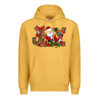 Mustard joy christmas with santa bbs Premium Hoodie - BundleAndBundleShop