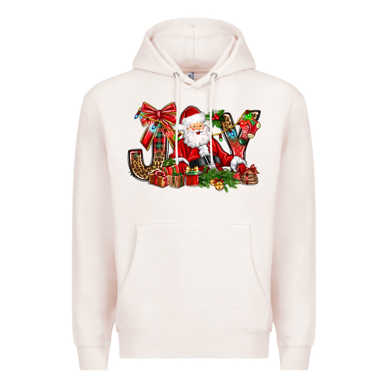 Joy Christmas With Santa Bbs Premium Hoodie by BundleAndBundleShop | Teevron