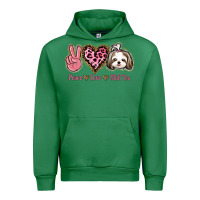 Emerald Peace Love Shih Tzu Urban Hoodie - Bettercallsaul