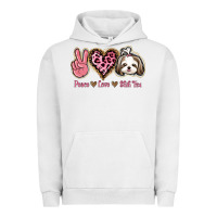 Pigment Lunar Rock Peace Love Shih Tzu Urban Hoodie - Bettercallsaul