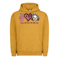 Pigment Peanut Butter Peace Love Shih Tzu Urban Hoodie - Bettercallsaul