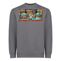 Storm Boho bull skull and serape Heavyweight Sweatshirt - RanaPortraitStore