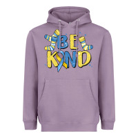 Lavender be kind Heavyweight Hoodie - MaliasSmallBusiness