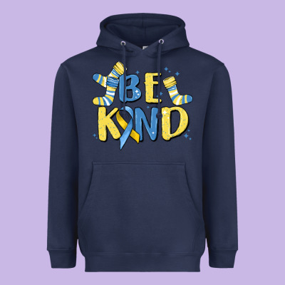 Be Kind Heavyweight Hoodie Designed By Maliassmallbusiness