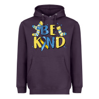 Plum be kind Heavyweight Hoodie - MaliasSmallBusiness