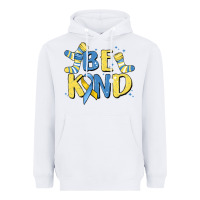 White be kind Heavyweight Hoodie - MaliasSmallBusiness