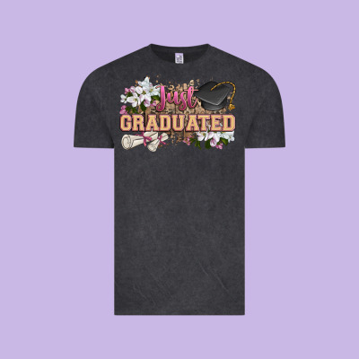 Just Graduated Vintage Tee Designed By Zillion Design Studio