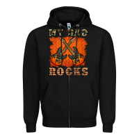 Black my dad rock Zipper Hoodie - Artiststas