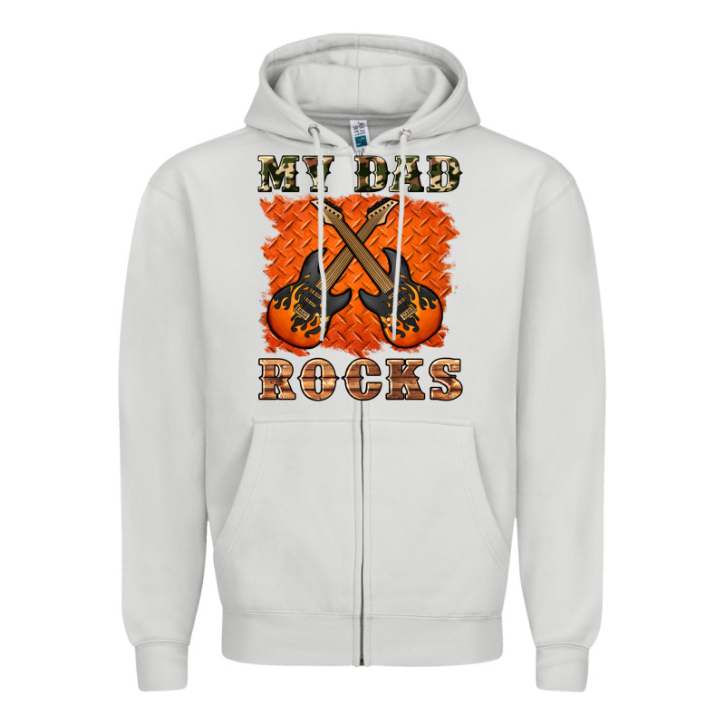 My Dad Rock Zipper Hoodie by Artiststas | Teevron