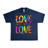 Navy love is love Urban Heavy Tee - Zillion Design Studio