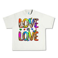 Pistachio love is love Urban Heavy Tee - Zillion Design Studio