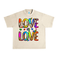 Sandshell love is love Urban Heavy Tee - Zillion Design Studio