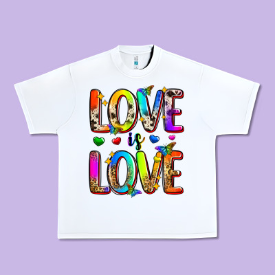 Love Is Love Urban Heavy Tee Designed By Zillion Design Studio