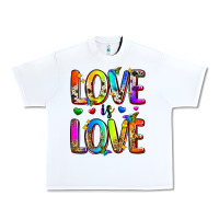 White love is love Urban Heavy Tee - Zillion Design Studio