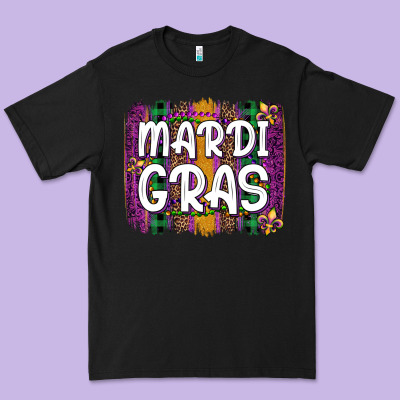 Mardi Gras Fleur De Lis Brush Stroke Premium Tee Designed By Artiststas