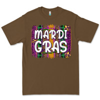 Cacao mardi gras fleur de lis brush stroke Premium Tee - Artiststas