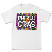 White mardi gras fleur de lis brush stroke Premium Tee - Artiststas