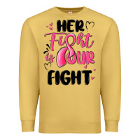 Antique Gold her fight is our fight Premium Sweatshirt - MaliasSmallBusiness
