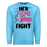 Ocean Blue her fight is our fight Premium Sweatshirt - MaliasSmallBusiness