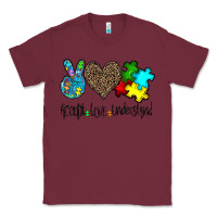 Burgundy accept love understand Classic Tee - CowhideDigitalArt