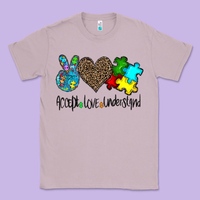 Accept Love Understand Classic Tee Designed By Cowhidedigitalart